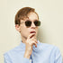 Fashion Square Metal Men's Sunglasses Toledo
